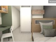 Studio meublé 17 m²