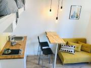 Studio meublé 20m² lumineux refait à neuf