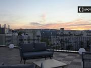 Studio meublé avec rooftop, jardin, salle de gym, home...