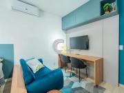 Studio mobiliado à venda no Itaim Bibi com 1 quarto, sem...