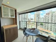 Studio mobiliado, com os ambientes integrados quarto,...