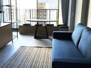 Studio mobiliado com vaga e lazer com vista na cobertura