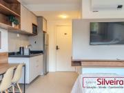 Studio mobiliado com vaga no bairro mont serrat