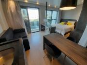 Studio mobiliado no ed. 7th avenue