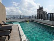 Studio mobiliado para locação com 1 quarto, sem vaga