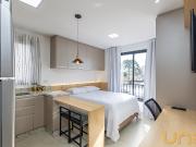 Stúdio no Prado Velho de 28 m² com 1 quarto