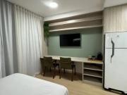 Studio para aluguel tem 27 metros quadrados com 1 quarto...