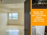 Studio Type Condo Early Turn Ove Condo No Down Payment...