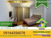 STUDIO UNIT FOR RENT – LAS PIÑAS