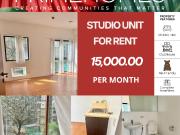 Studio Unit for Rent near Ateneo & UP Diliman Capitol...
