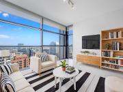 Studio with City and Darling Harbour Views, with Storage...