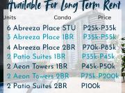 Studio with Parking Abreeza Place
