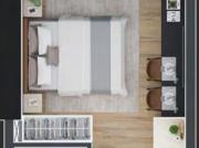 STUDIOS 25m² AYA RESIDENCE À VENDA CENTRO CURITIBA PR