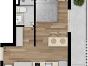 Studios de 20m² com rooftop de lazer no Boa Vista a...