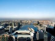 Stunning, uninterrupted views to Docklands, the Bay and...