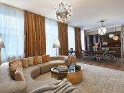 Stylish apartment with exclusive furnishings and private...