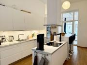 Stylish apartment with loft character, underfloor...