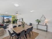 Stylish city apartment with oversized balcony and resort...