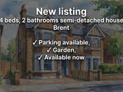Sudbury Court Road 4 bed semi detached house to rent...