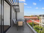 Sunlit north facing home with two balconies