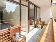 Sunny 1BR w/ big balcony, well connected, 1month+,...