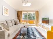 Sunny 1BR w/ big balcony, well connected, 1month+,...