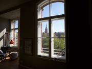 Sunny apartment near government district with frontal...