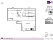 Superbe T2 avec une grande terrasse dans résidence avec pisc