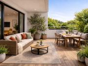 SUPERBE T4 LUMINEUX DE 80m² avec DEUX TERRASSES