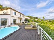 Superbe villa lumineuse vue mer et montagnes avec...