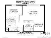 Sycamore Apartments 1 Bedroom Apartment for Rent at 2625...