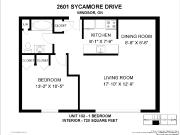 Sycamore Apartments 1 Bedroom Apartment for Rent at 2625...