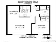 Sycamore Apartments 1 Bedroom Apartment for Rent at 2625...