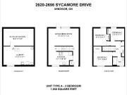 Sycamore Townhomes 3 Bedroom Apartment for Rent at 2696...