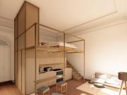 T0 de 123m2 com mezanine e terraço, em plena baixa do Porto