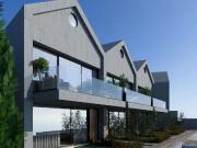 T1+1 triplex com varanda, jardim e vista desafogada...