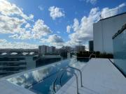 T1 com Varanda, Piscina no Rooftop, Ginsio e Garagem...