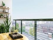 T2 de 42 m²+ BALCON de 4 m² expo OUEST+ PARKING SÉCURISÉ...