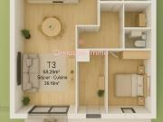 T3 avec terrasse et grand jardin privatif –...