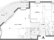 T3 neuf centre de Nice 61m² Nice