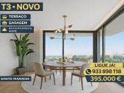 T3 Novo com Terraço Privativo de 58m² em Santa Marinha –...