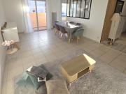 T3 rénové avec 2 pkgs balcon et piscine