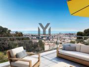 T4 dernier étage Toit terrasse avec aperçu mer