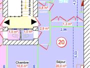 T 2 DE 49 m² situé à proximité de Gare de Vaise 69009