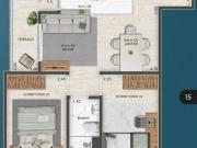 Taboão Centro 45m 2 dormitórios 500m futura estação...