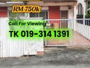 Taman Setapak Garden 2 Storey Terrace For