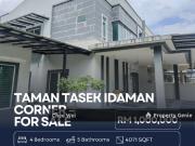 Taman Tasek Idaman – Double Storey Semi D Corner House...