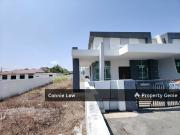 Full loan ! Corner Single Storey SemiD Guarded Below...