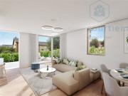 Teilansicht der Berge vom Garten, neue Villa, Übergabe...