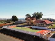 Tennis, Sun, and Sweeping Rural Views